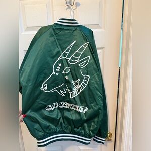 Green Lil Uzi Vert Bomber Jacket